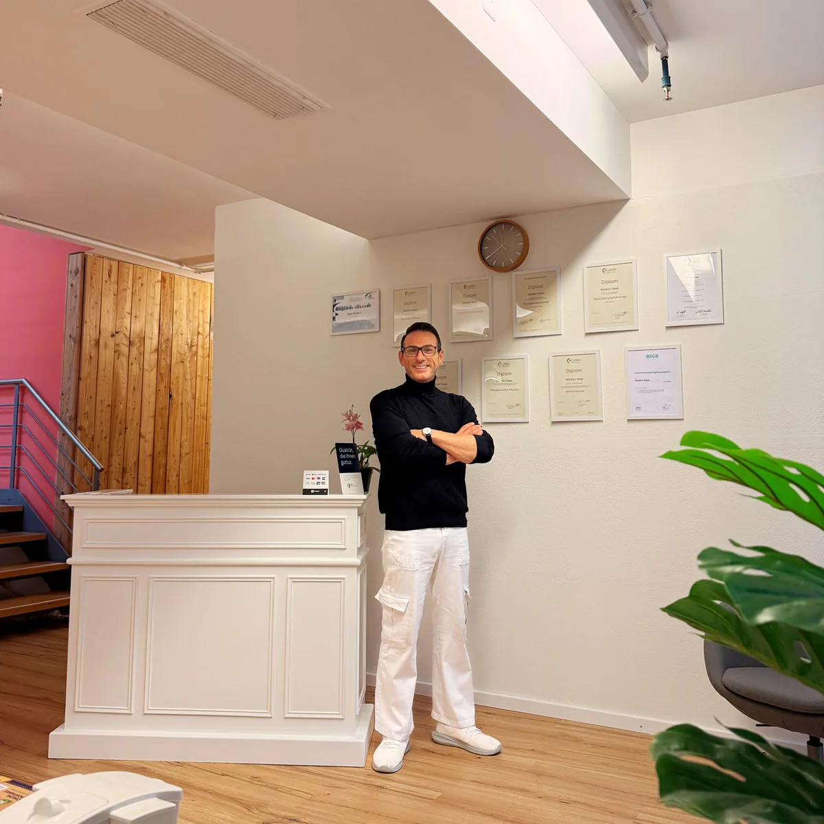 Praxisraum des Massage Zentrum St. Gallen